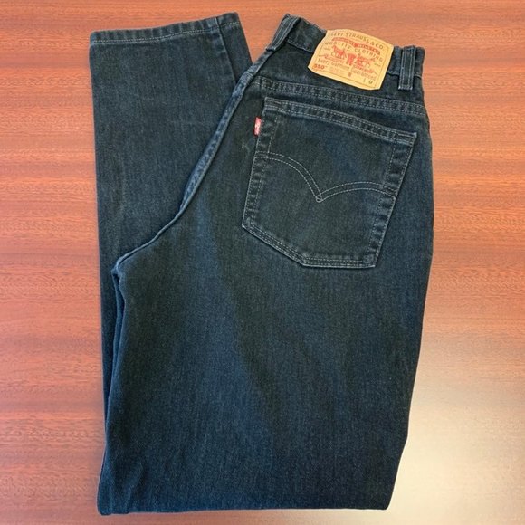 Vintage 550 Black Levi's USA Made 100% Cotton